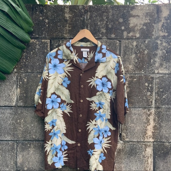 Breakwater - Floral Button-Up - Picture 1 of 4